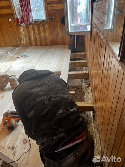 Замена деревянных полов