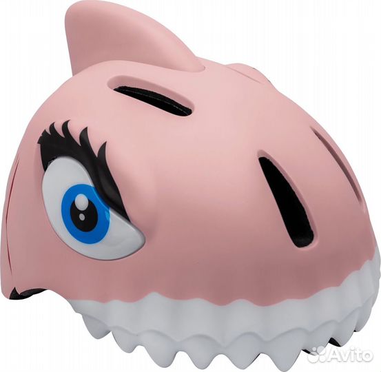 Шлем Funny Animals Акула розовый