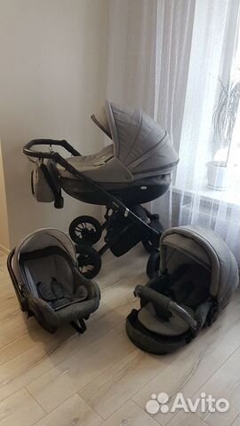 Коляска детская faster 3в1 verdi