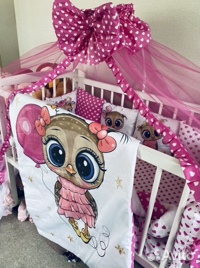 Комплект бортиков в детскую кроватку