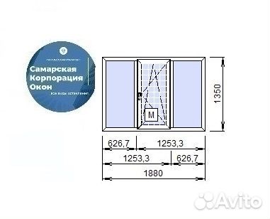 Окно пвх Пластиковое окно Алюминиевое остекление