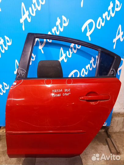 Дверь задняя левая Мазда 3 BK седан коррозия