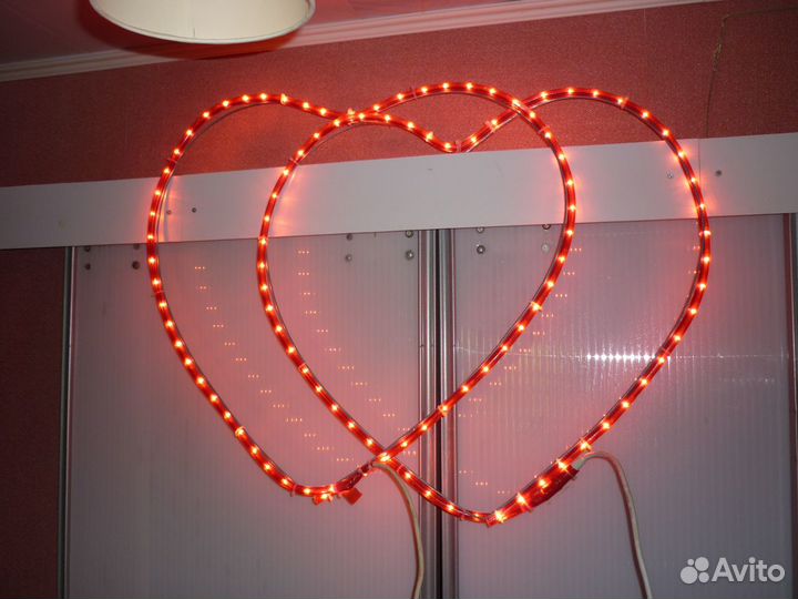 Декоратив.светящ.сердца