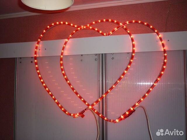 Декоратив.светящ.сердца