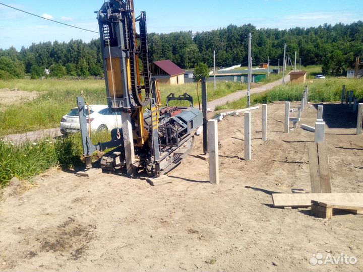 Забивные сваи/ свайный фундамент под ключ/ жб сваи