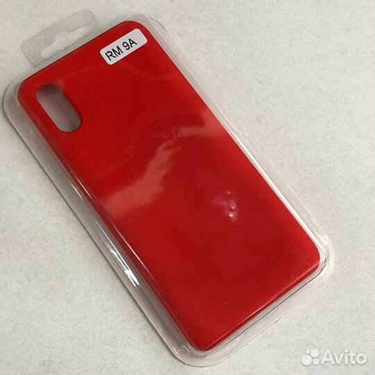 Силиконовый чехол на Xiaomi 9А красный