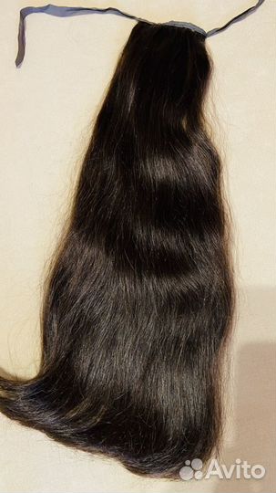Шиньон из натуральных волос 55 см