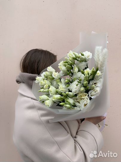 Букет эустомы 