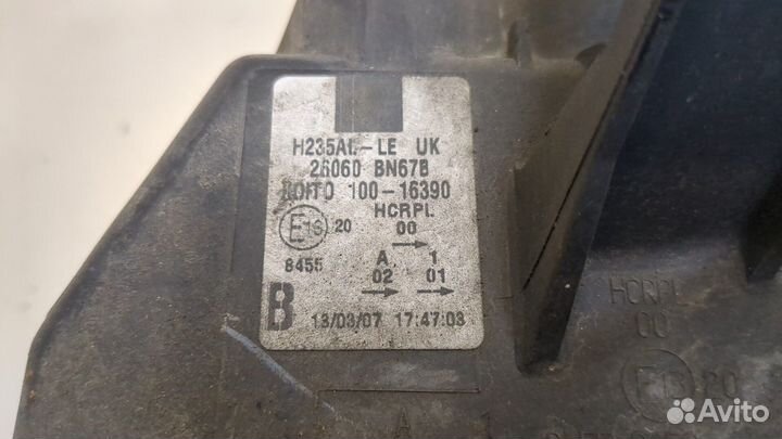 Фара (передняя) левая Nissan Almera N16, 2004