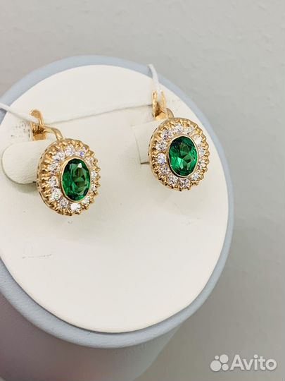 Золотые серьги 585 пробы