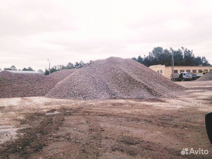 Щебень гранитный