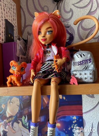 Кукла Monster high g3 Торайлей Страйп базовая