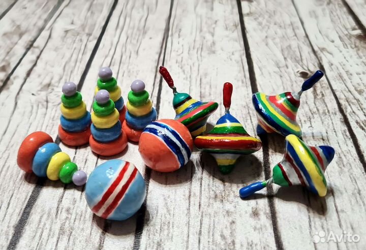 Миниатюра для ватной игрушки юла