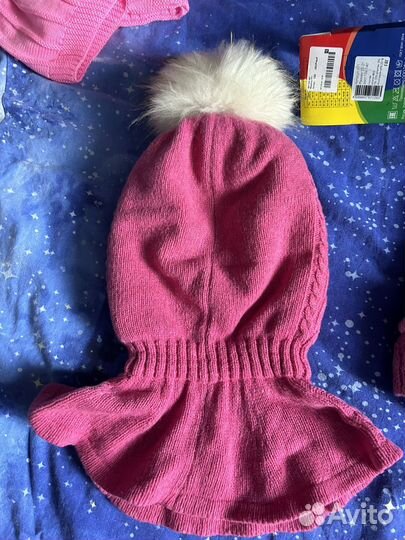 Шапка шлем на 2 года