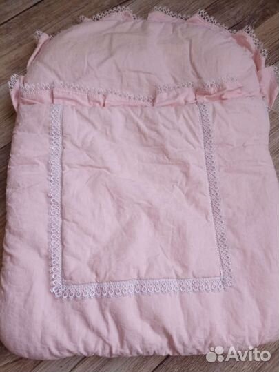Конверт в коляску для девочки