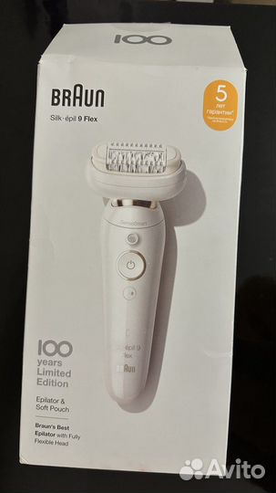 Эпилятор braun silk epil 9 flex 100 years