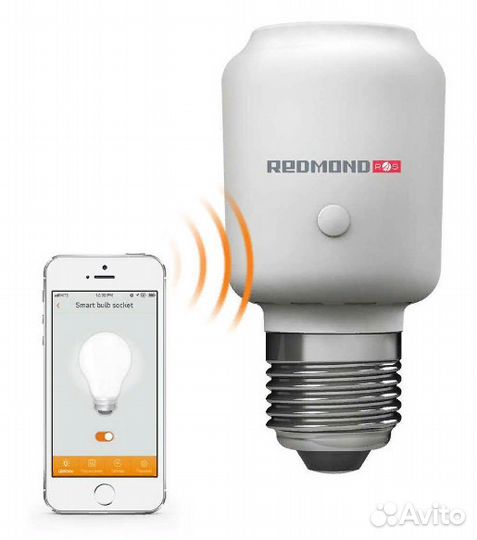 Умный цоколь Redmond SkySocket RSP-202S белый