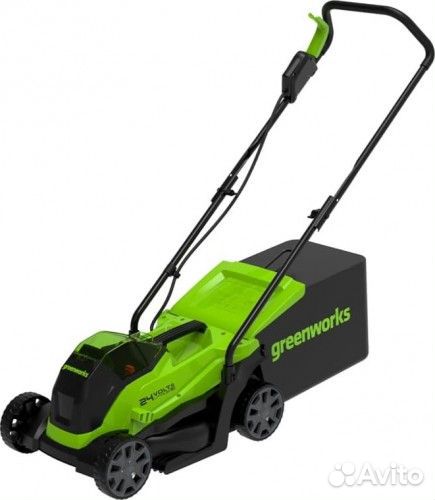 Газонокосилка аккумуляторная greenworks GD24LM33K2