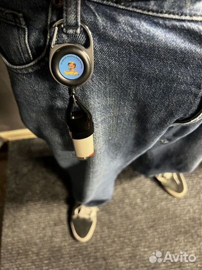 Анти Вор Чехол для зажигалки карабин - рулетка