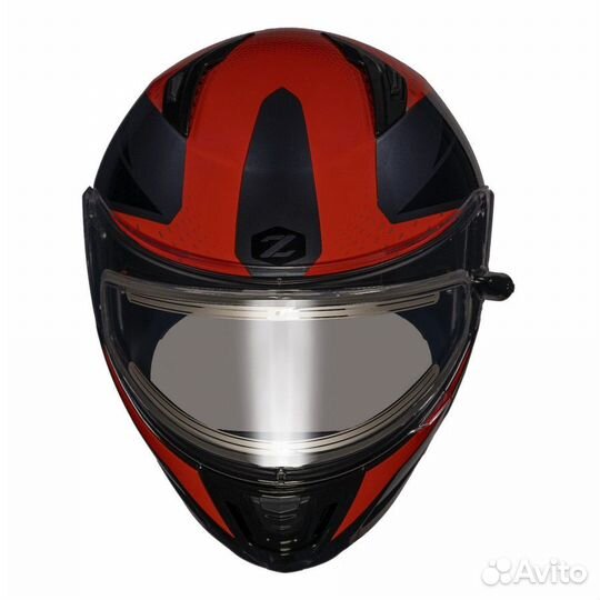 Шлем снегоходный ZOX Condor Parkway Black-Red (эп)
