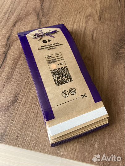 Пакеты и ванночка для стерилизации