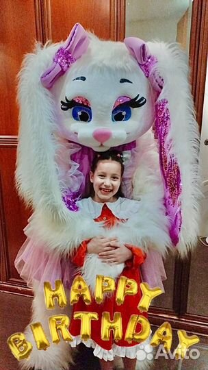 Ростовая кукла Аниматор Зайка Ляля поздравление