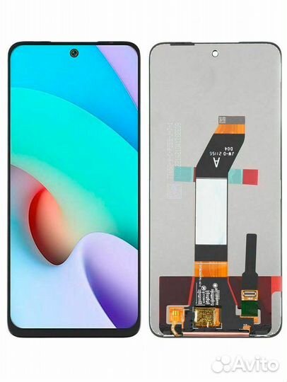 Дисплей для Xiaomi Redmi 10 2022 тачскрин черный O