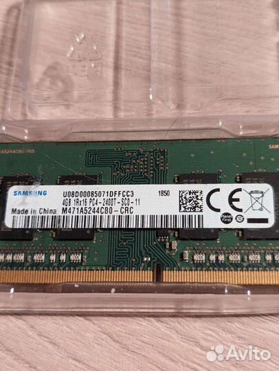 Оперативная память для ноутбука ddr4 4gb