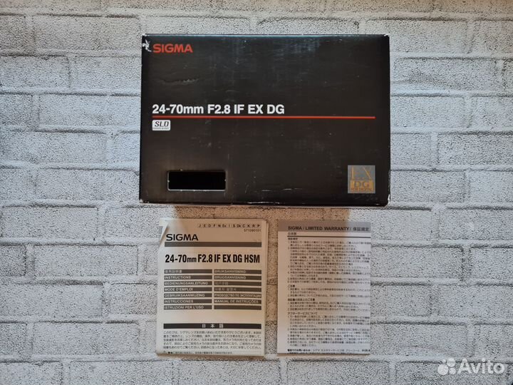 Объектив Sigma AF 24-70mm F2.8 IF EX DG HSM Nikon