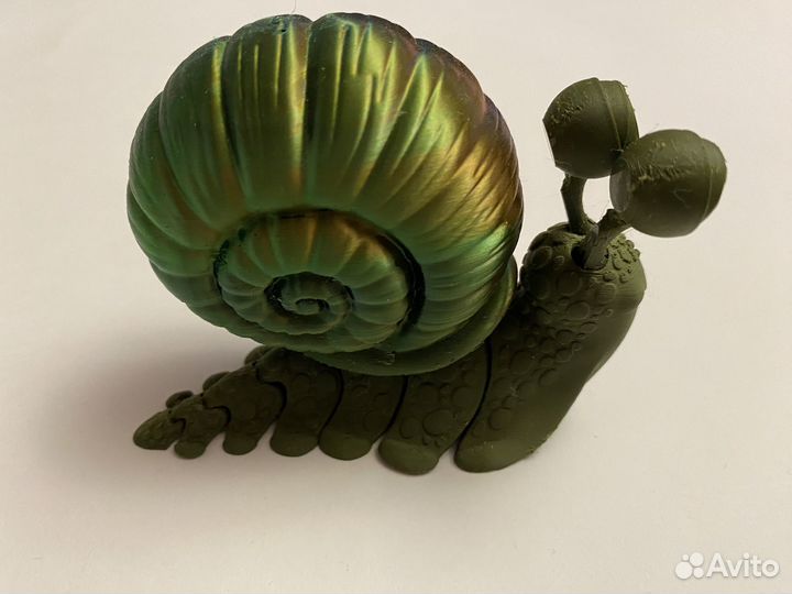 Подвижная фигурка улитка