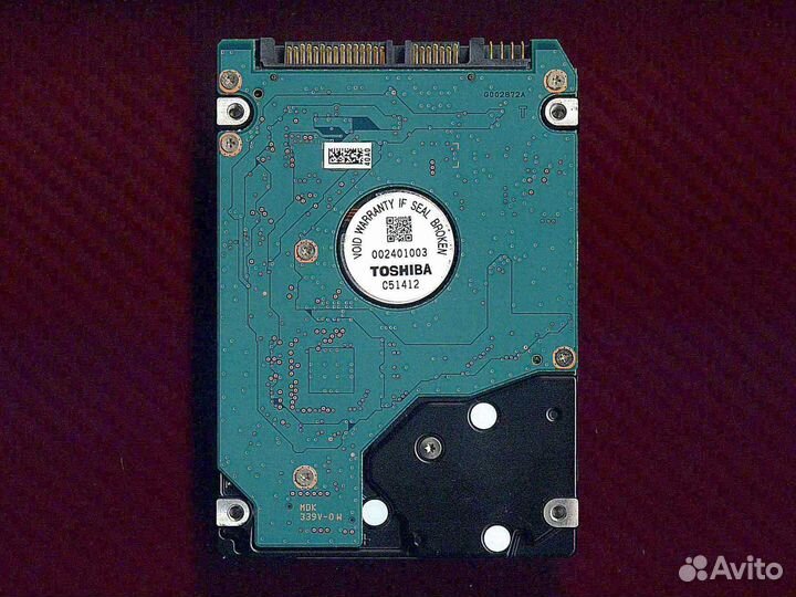 Неисправный жесткий диск 500 гб Toshiba