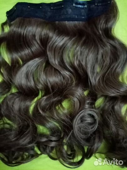 Волосы на заколках новые