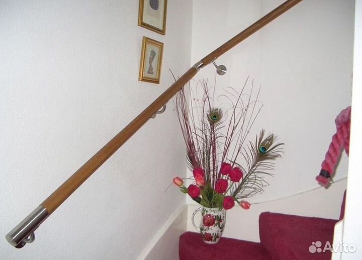 Перила из полированной нержавеющей стали aisi 304