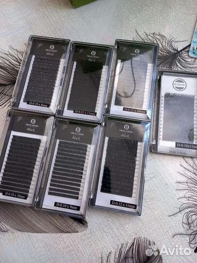 Ресницы для наращивания бу