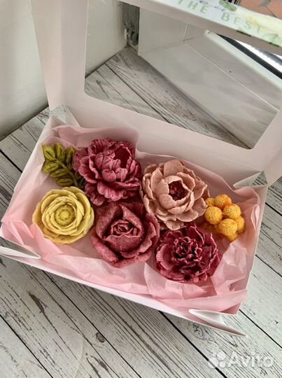 Съедобные букеты из зефира