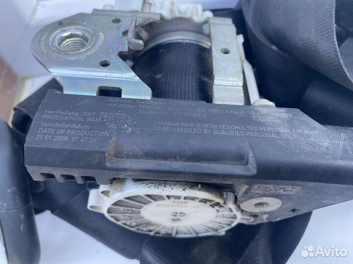 Ремни безопасности и подушка skoda fabia 2