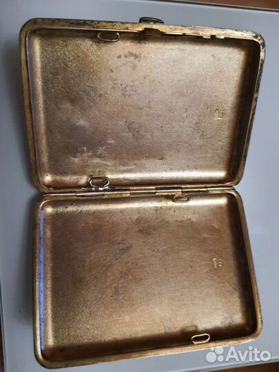 Портсигар серебро царский