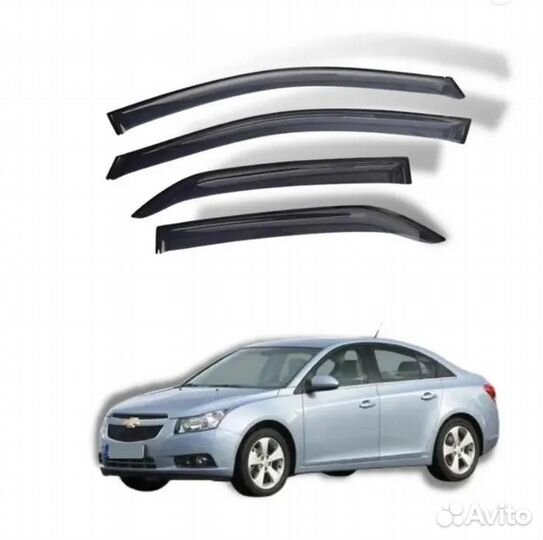 Ветровики Шеволе Круз седан с 2008г Carl Steelman
