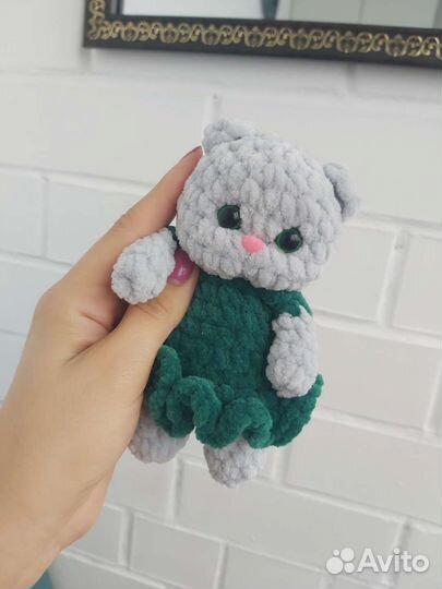 Вязаные зайки и мишки