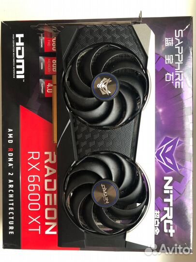 Видеокарта Radeon RX 6600 XT Sapphire Nitro+