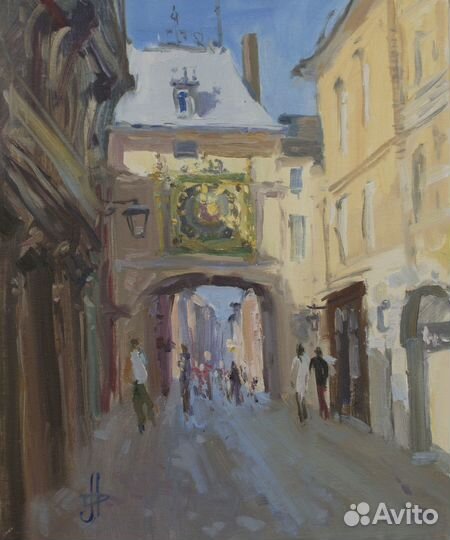 34 Большие часы Руана, кисти Анны Давыдченко