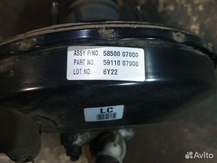 Вакуумный усилитель тормозов киа пиканто 1