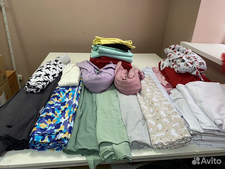 Футер ткань остатки