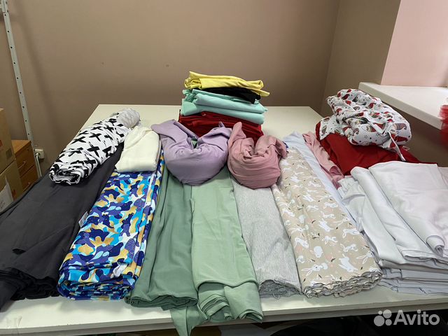 Футер ткань остатки