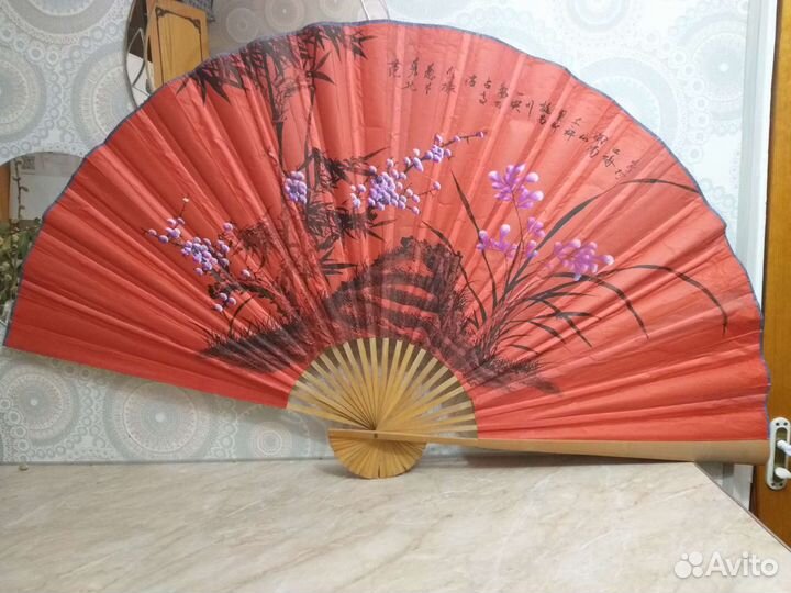 Веер декоративный на стену 90см