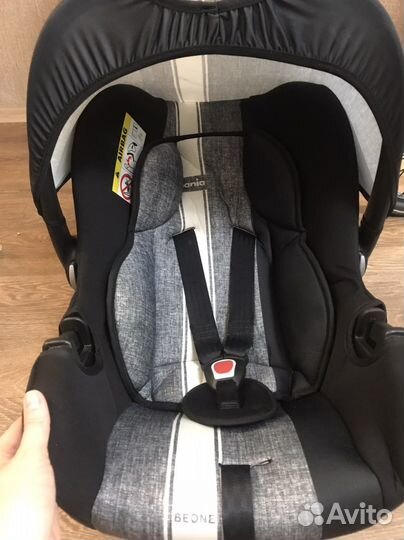 Коляска- люлька Roan bass+ автолюлька nania beone