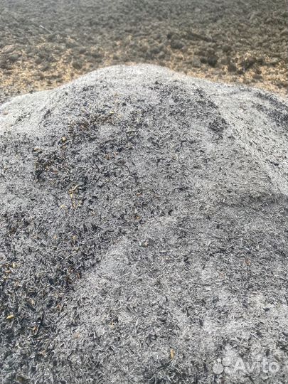 Жженая рисовая шелуха