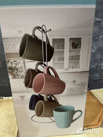 Набор кружек на подставке