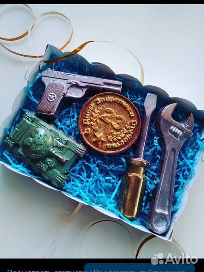 Шоколадные наборы на 23 февраля