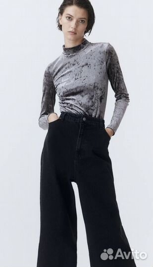 Боди H&M бархатное